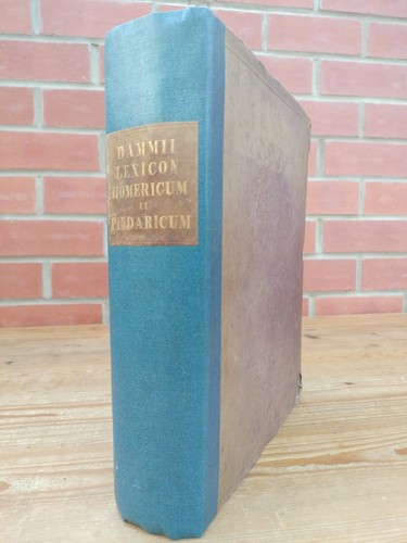 Lexicon the homeric - a,