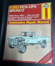 Ford Pick-Ups Bronco 1980-1991