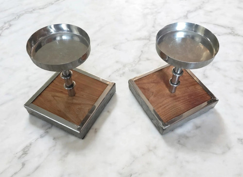 Set metal wood square - set,