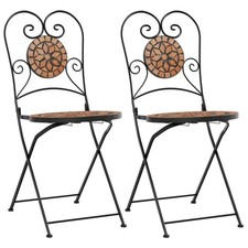 Bistro Chairs Foldable Outdoor