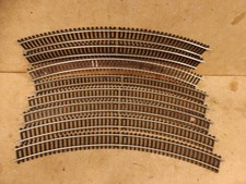 8 HORNBY R607 curves - 00 gauge track