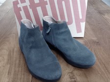Fitflop Suede Booties Steel