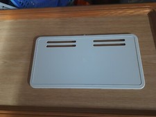 CARAVAN MOTORHOME GREY FRIDGE AIR VENT  WINTER COVER 375 X 195MM