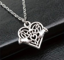 Irish Knot Claddagh Necklace