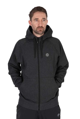 Matrix charcoal marl zip - matrix,