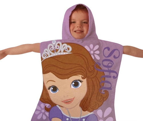 Kids hooded towel poncho - towel,
