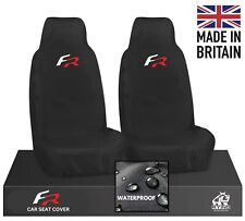 Fits Seat Leon Driver + Passenger Heavy Duty Waterproof Car Seat Cover 2001 - 24