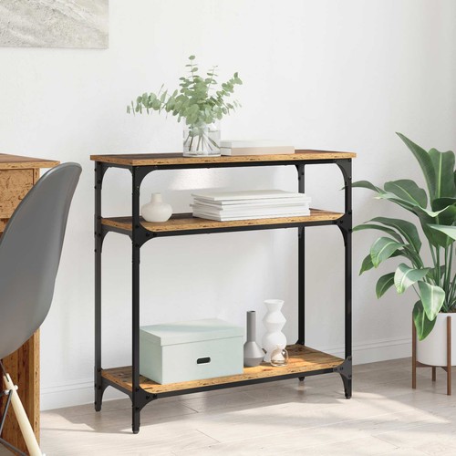 Console table old wood 29 - table,