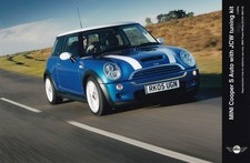 MINI COOPER S, AUTO WITH JCW TUNING KIT, CAR IN ACTION COLOR DIGITAL PHOTOGRAPH.