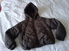 Girls black hooded cropped jacket  CANDY  Couture  age 9