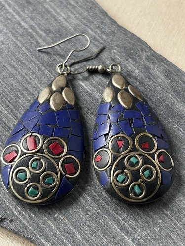 Vintage tibetan inlaid - vintage,
