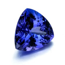 10mm Beautiful Blue Tanzanite AAA Stunning Trillion Cut Loose Gemstone 6.20ct