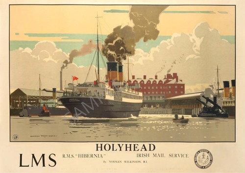 Vintage railway poster - railway,