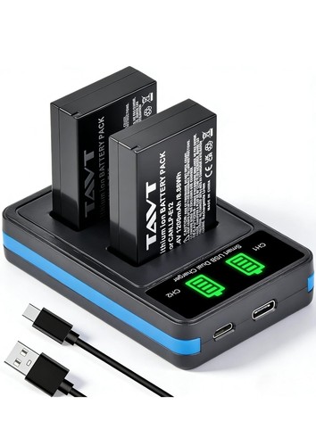 2pcs e12 battery and - 2pcs, lp-e12