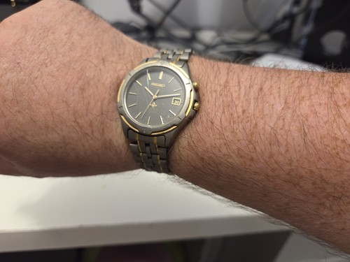 Seiko kinetic sq100 titanium - seiko,