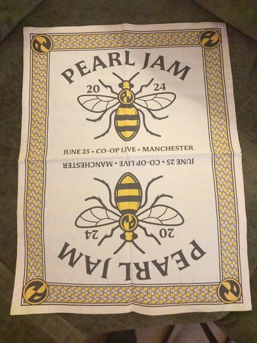 Pearl jam manchester tea towel - pearl,