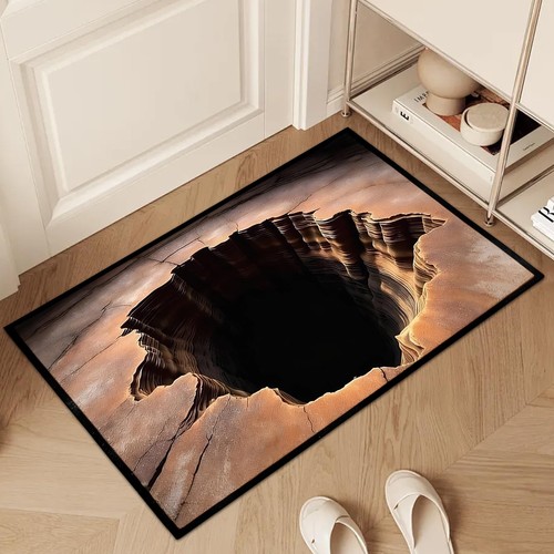 Hocklliy optical illusion rug - illusion,