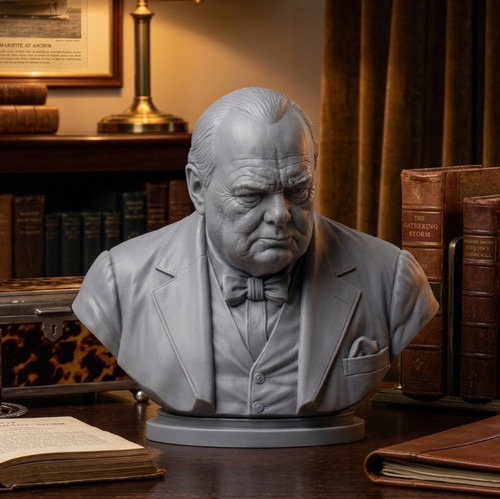 Winston churchill bust - winston,