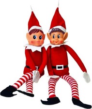 2 x Naughty Elf Dolls