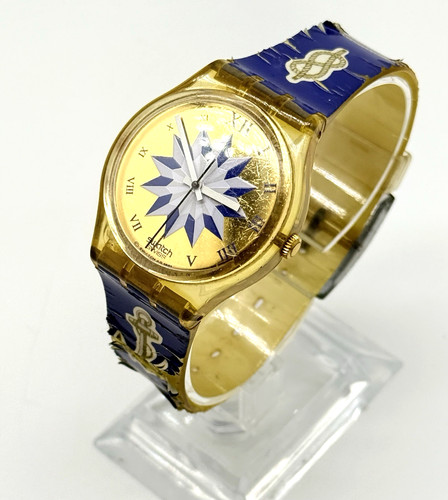Vintage swatch gent gk140 blue - swatch,