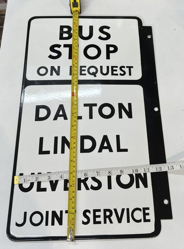 Original bus stop - original, sided