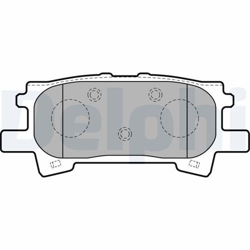 Lp1820 brake pad set - lp1820,