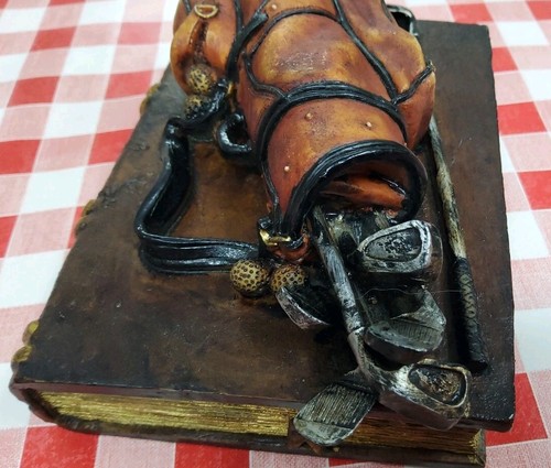 Vintage golf bag desk - vintage,