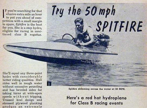 Racing hydroplane class b - class,