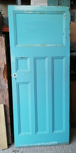 Reclaimed wide painted blue - painted,