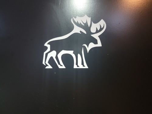 Moose car window laptop - car,