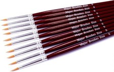 Sable Substitute Brush Set