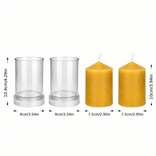 Candle making moulds pillar - candle,