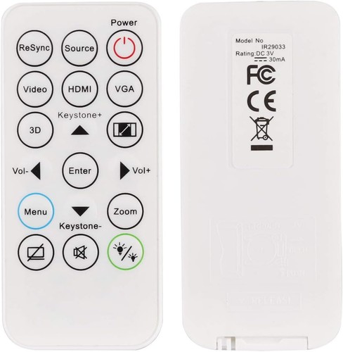 Replacement remote for - ir,