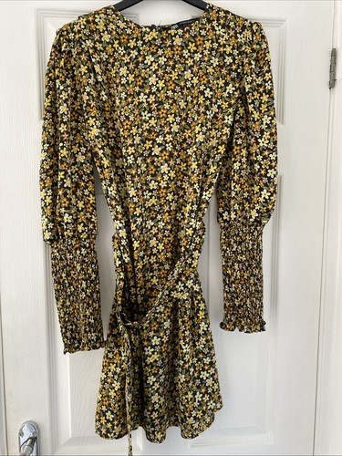 Zara womens yellow floral - womens,
