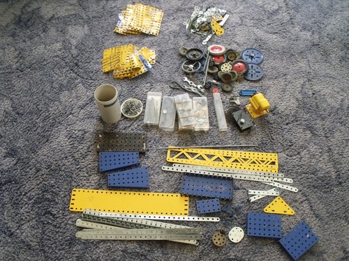 Meccano set vintage metal - -,