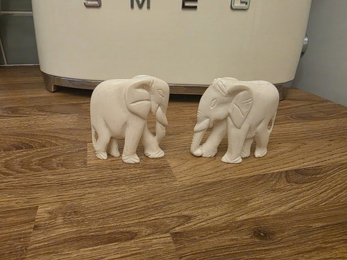 Vintage ivory elephant - ivory,