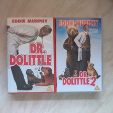 Dr Dolittle 1 & 2 - 1998 2001 VHS - Classic 90's Movies