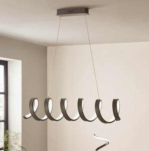 Modern led spiral pendant - modern,