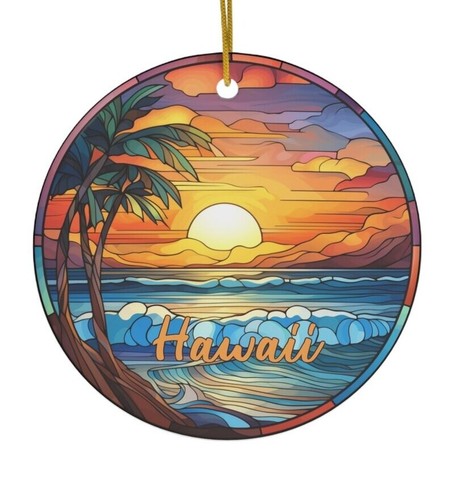 Hawaii ornament vacation gift - ornament,