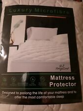 Two Luxury Microfibre Mattress Protector Single