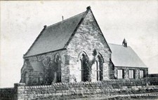PRINTED POSTCARD OF ST HILDA'S CHURCH, RAVENSCAR, (NEAR WHITBY), NORTH YORKSHIRE