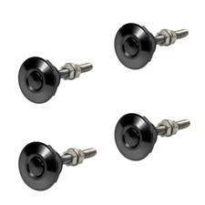 Push button quick release - push, hood