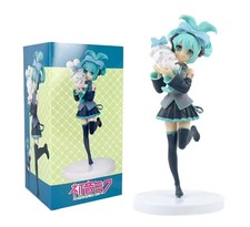 17CM Anime Hatsune Miku X Cinnamoroll Figure Anime Peripheral Collectible Models