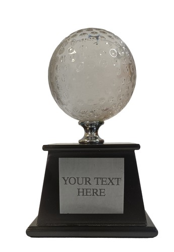 Personalised crystal golf ball - crystal,
