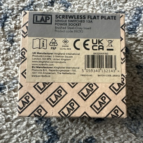 Lap 13a switched socket 1 - lap, socket,