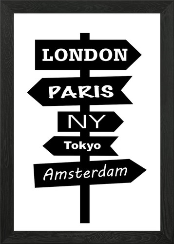 Travel direction signpost - travel,