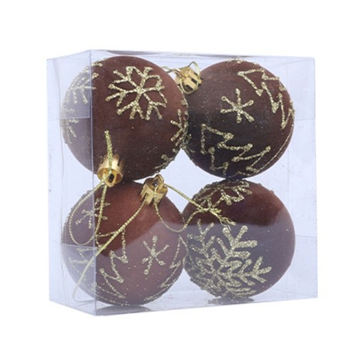 4pcs shatterproof christmas - 4pcs,