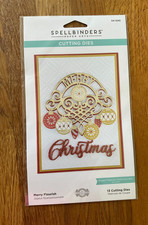 Spellbinders Cutting die Merry Christmas s4-1243 Merry Flourish Unopened 13 dies