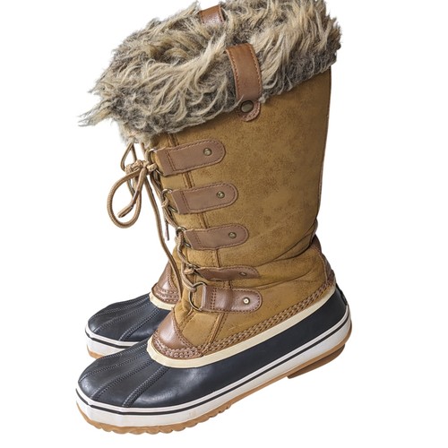 Jbu boots womens ella faux - 9m,