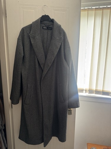 Zara women grey tweed - tweed, wool
